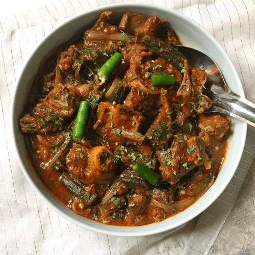 Bhindi Balti min