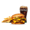 Cheese burger meal