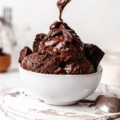 Chocolate brownie ice cream