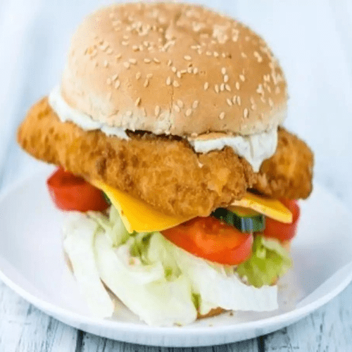 Fish fillet burger meal min