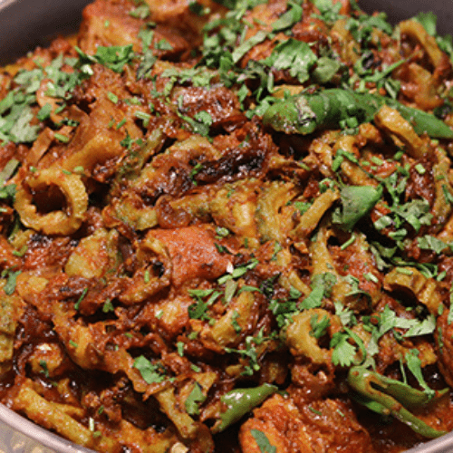 Karela Gosht Balti min 1