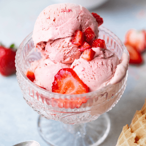 Strawberry ice cream min